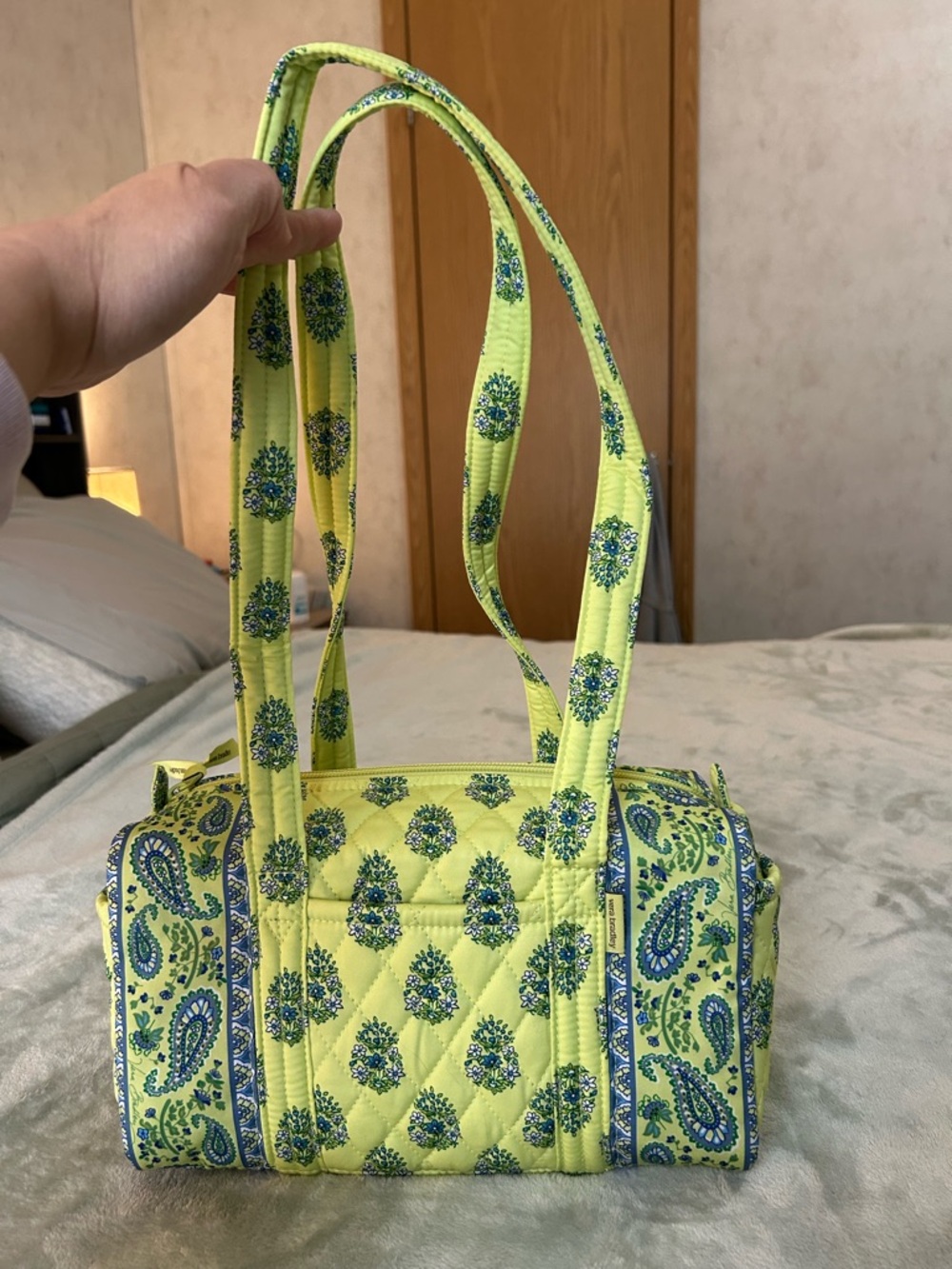 Vera Bradley Original 100 Handbag- Citrus Paisley